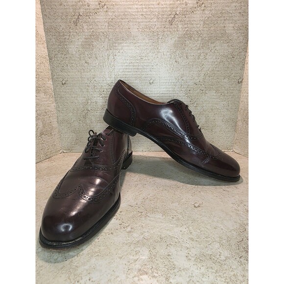 Cole Haan City Collection Shoes Men Sz 11.5 Cordovan Wingtip Oxford Leather Sole main image 7